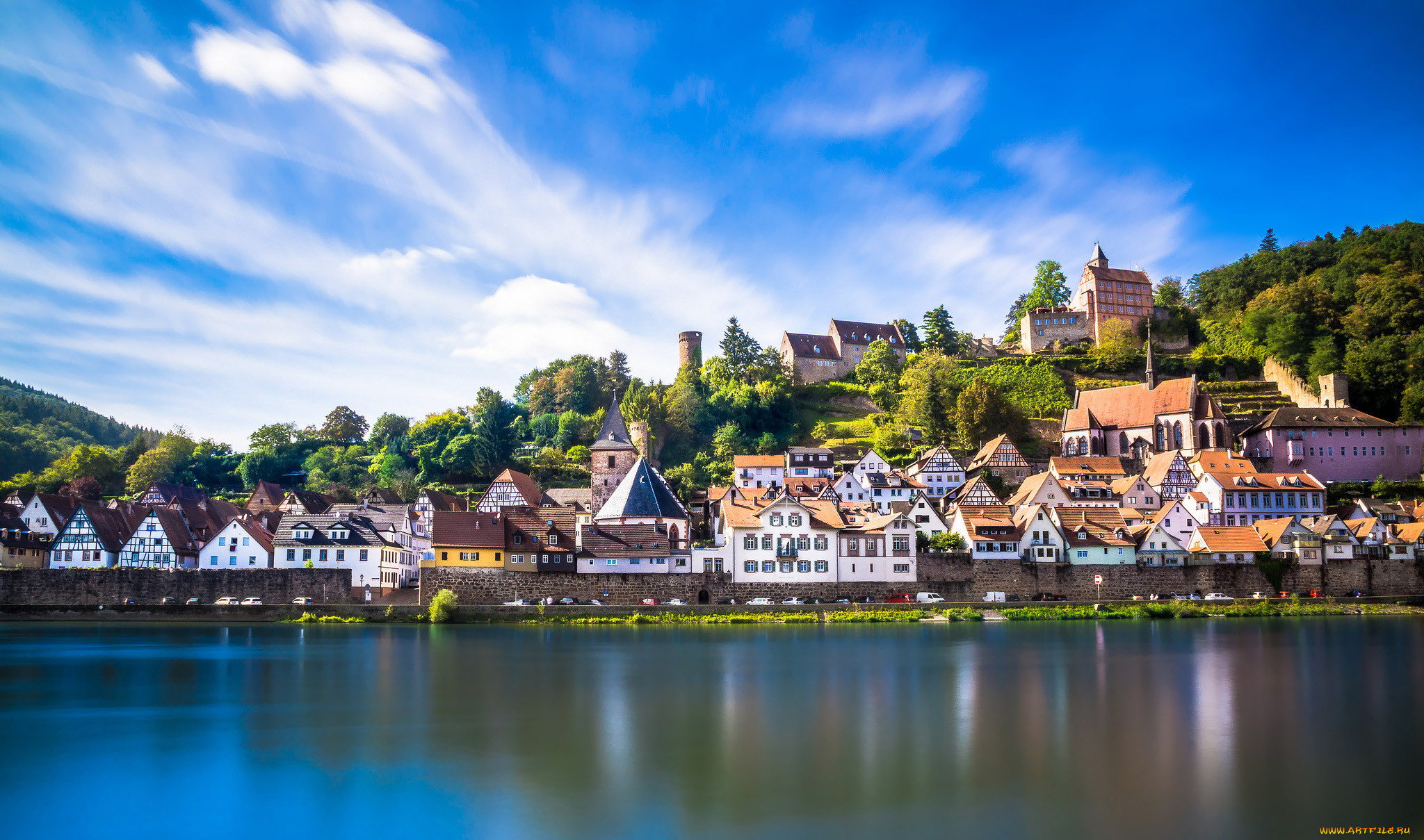 hirschhorn, germany, , - 